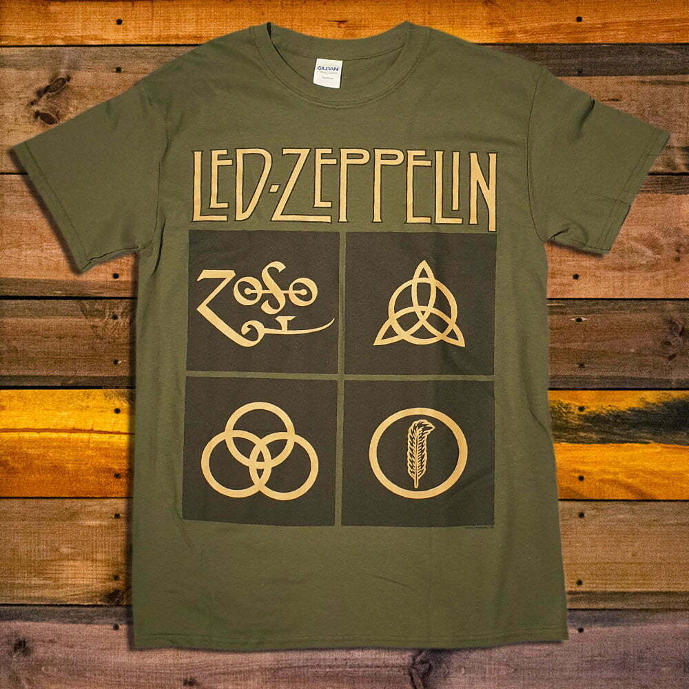 Тениска Led Zeppelin Gold Symbols