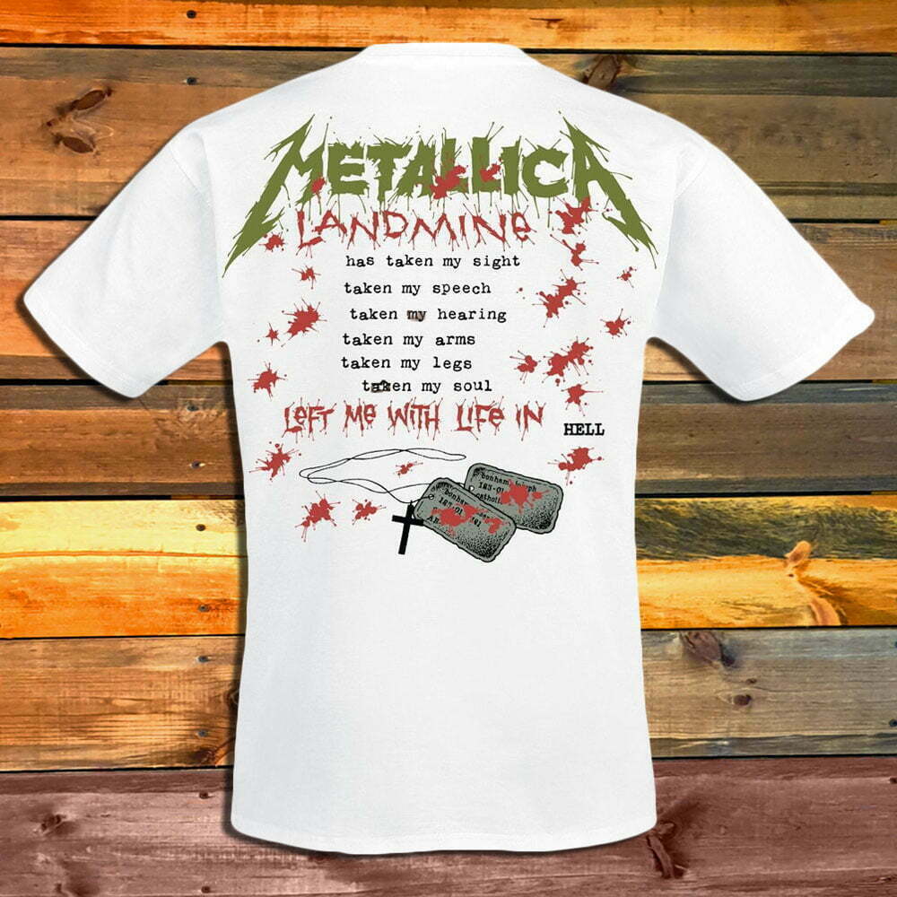 Тениска Metallica One Landmine