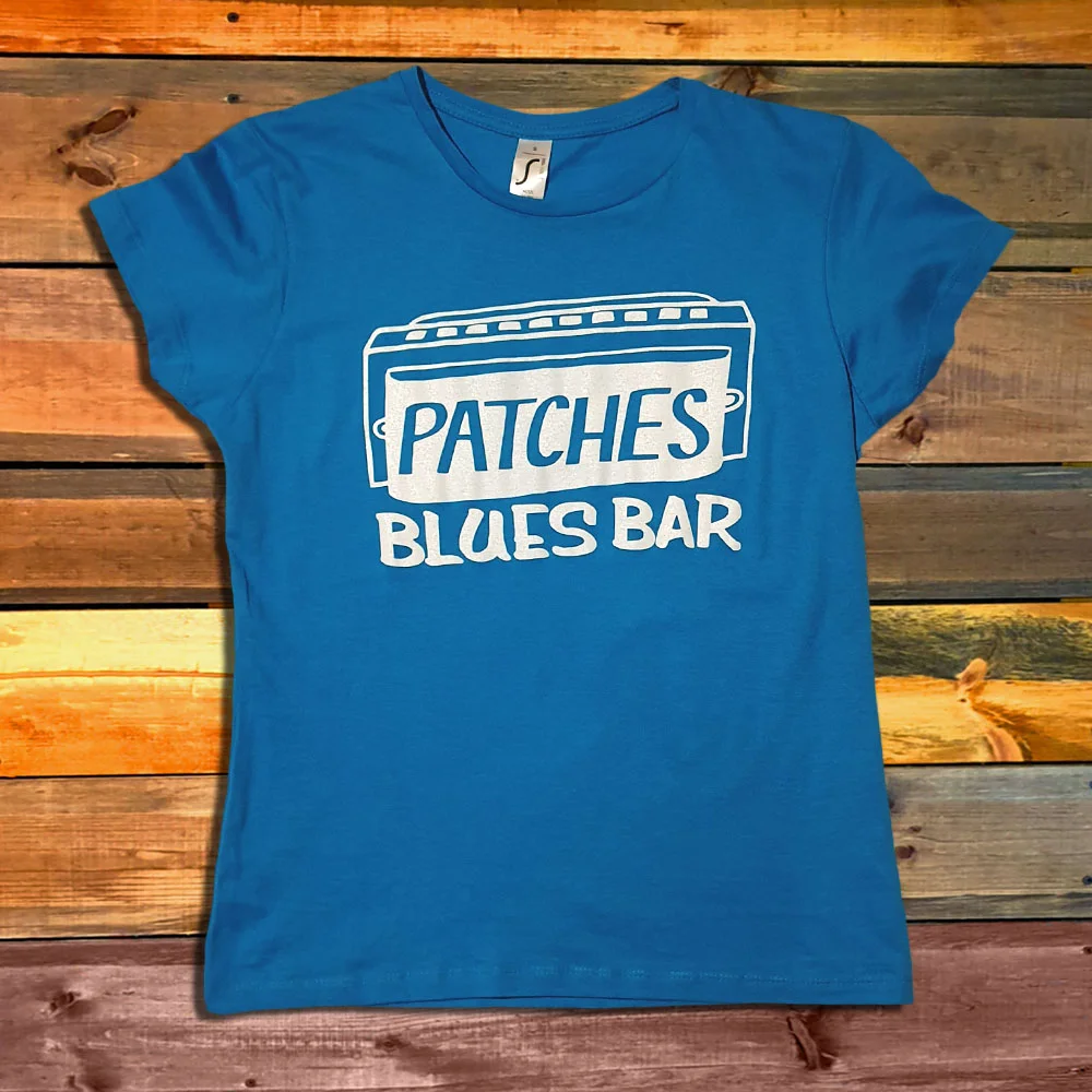 Дамска Тениска Patches Blues Bar
