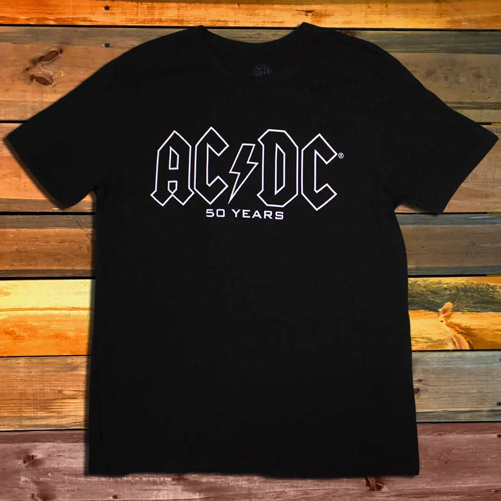 Тениска AC/DC Logo History