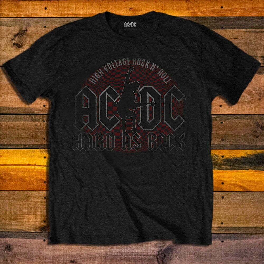 Тениска AC/DC High Voltage Hard As A Rock