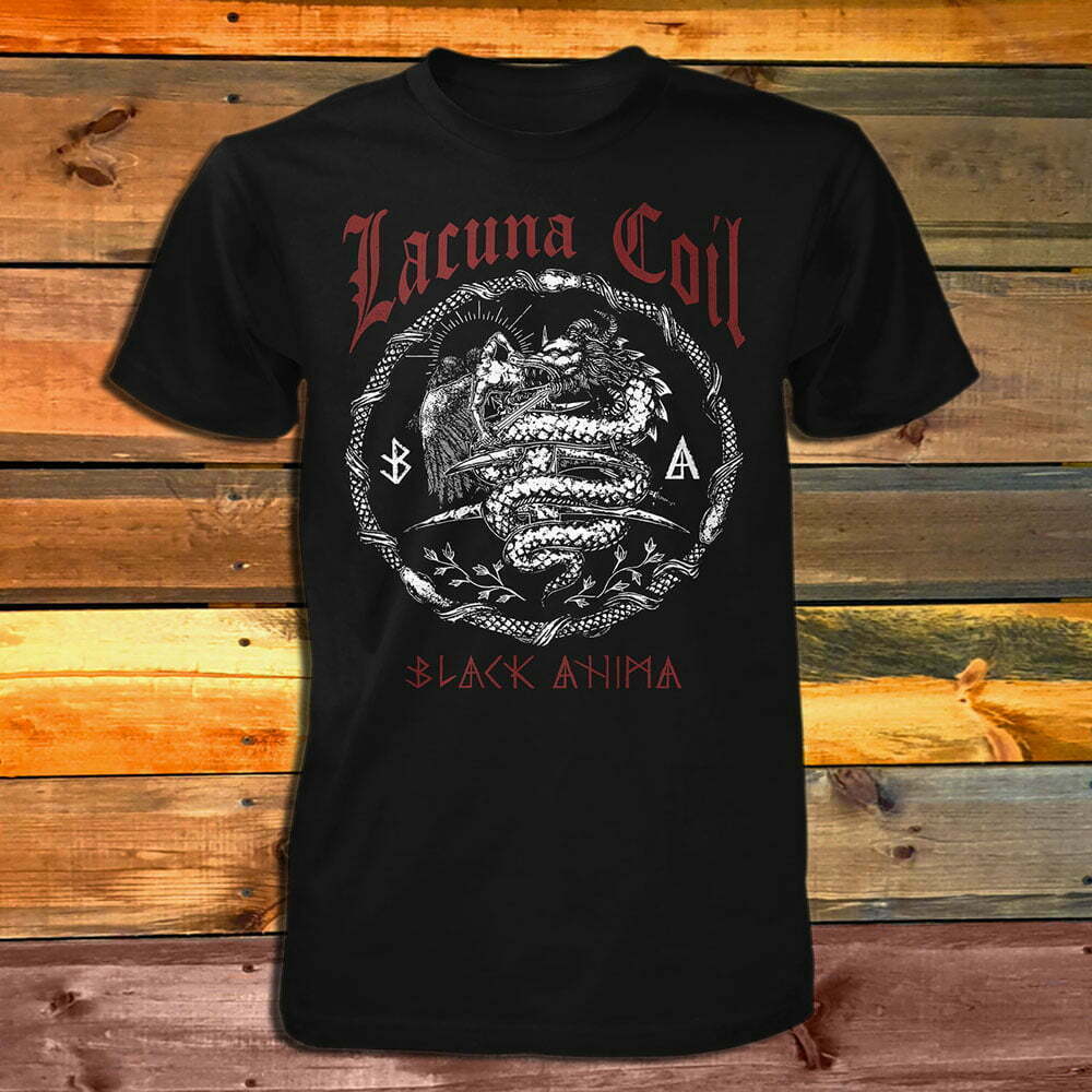 Тениска Lacuna Coil Black Anima