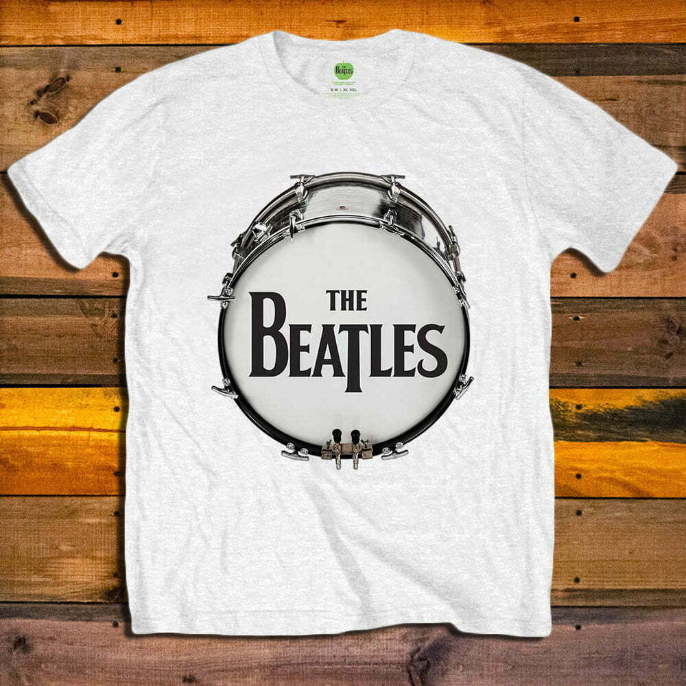 Тениска The Beatles Drum Skin Logo