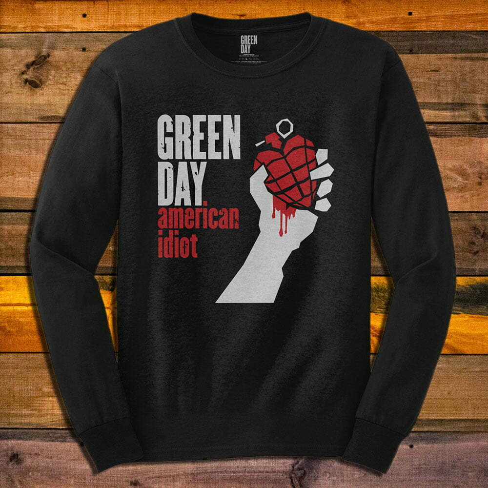 Тениска с дълъг ръкав Green Day American Idiot