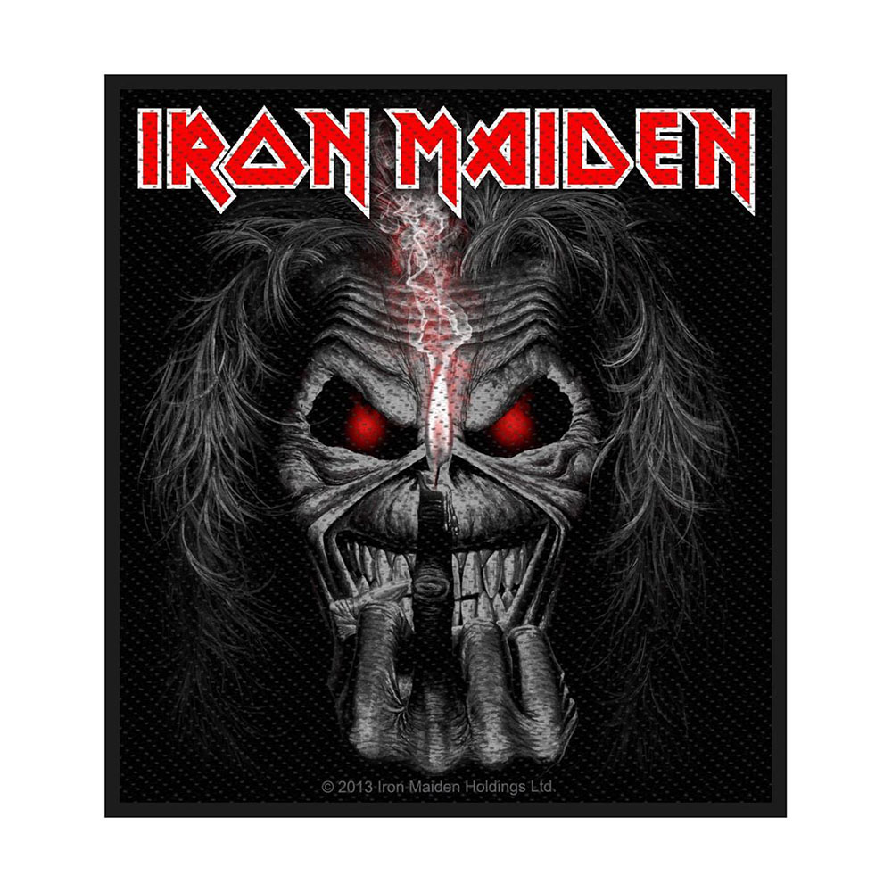 Нашивка Iron Maiden Eddie Candle Finger