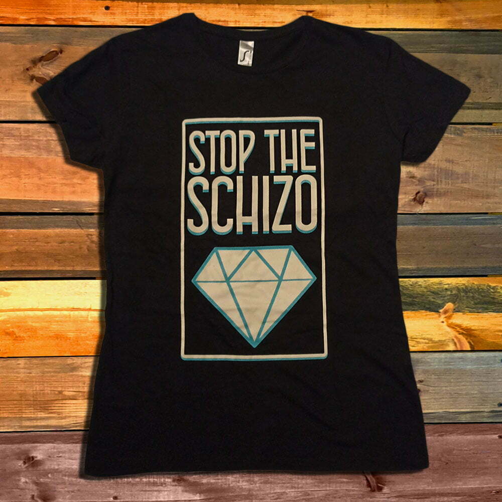 Дамска Тениска Stop The Schizo Diamond Logo