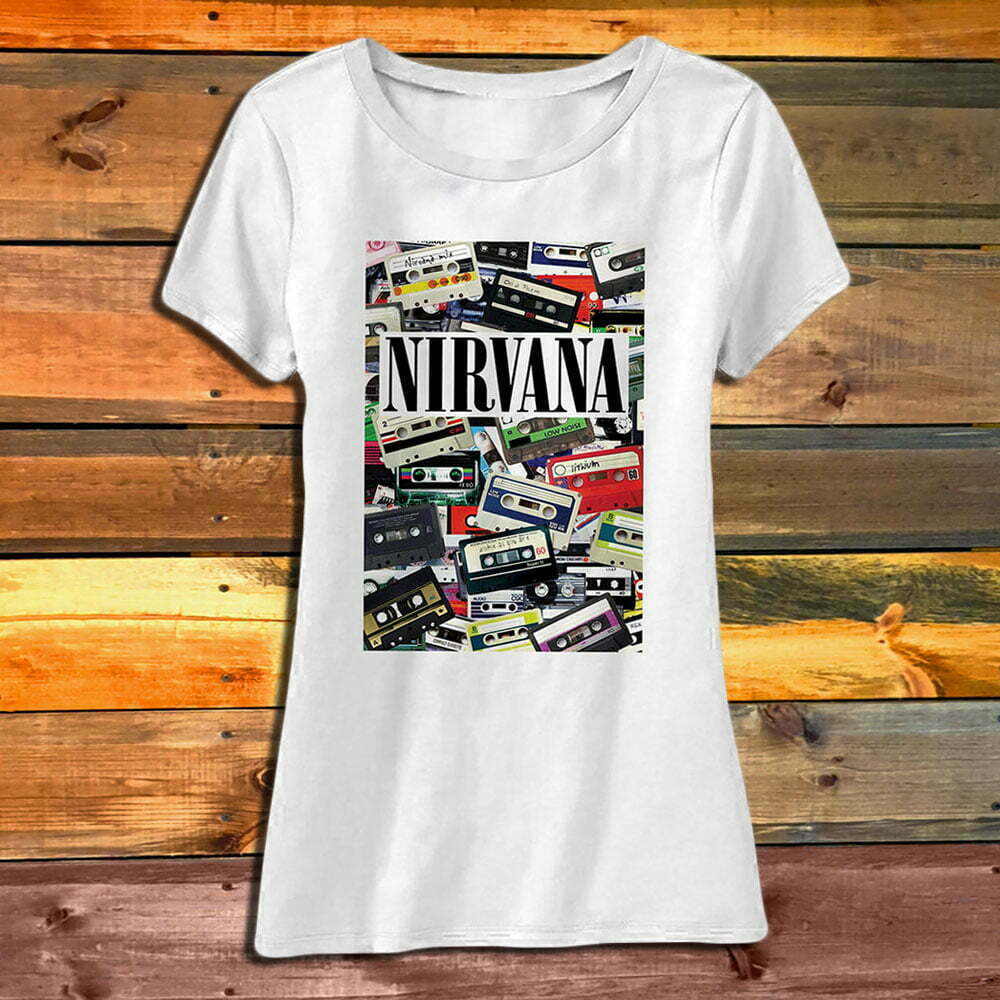 Дамска Тениска Nirvana Cassettes