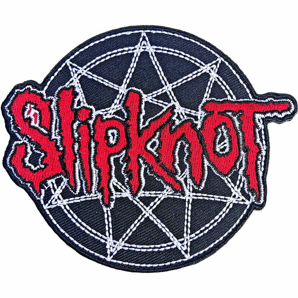 Нашивка Slipknot Red Logo Circular