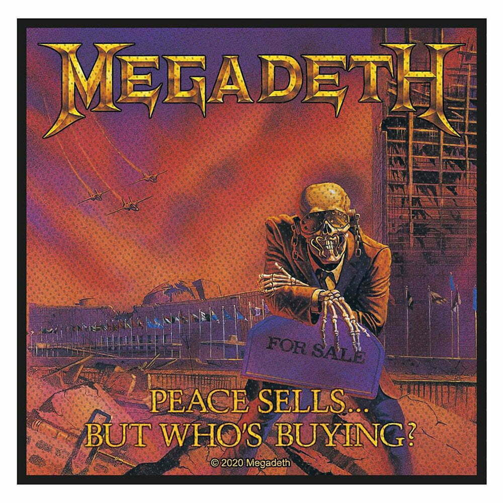 Нашивка Megadeth Peace Sells