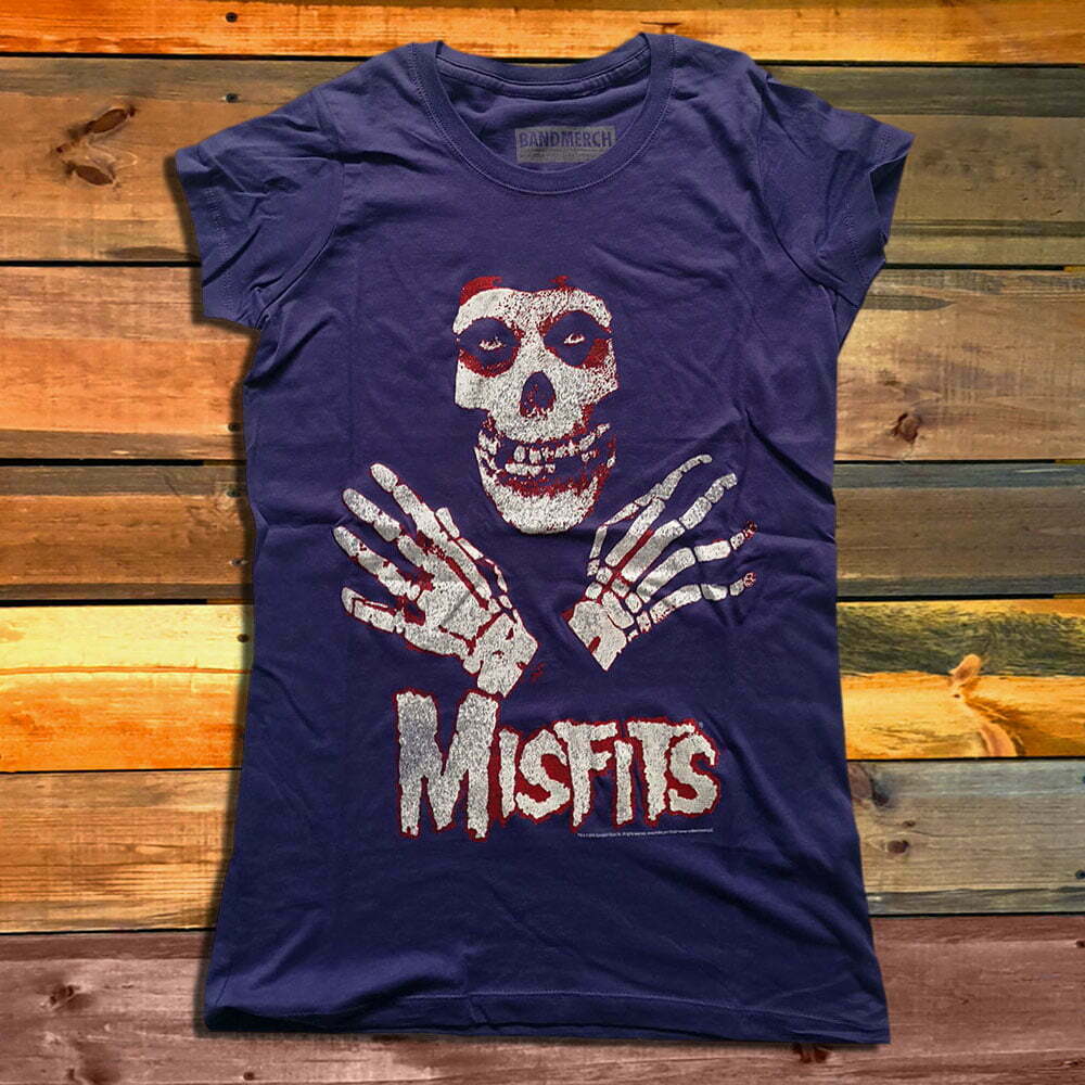Дамска Тениска Misfits Skull & Hands