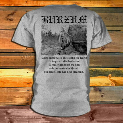 Тениска Burzum Filisofem Grey гръб