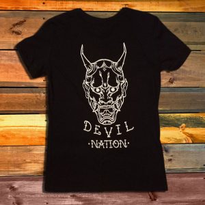 Дамска Тениска Dishonored Devil Nation Black гръб