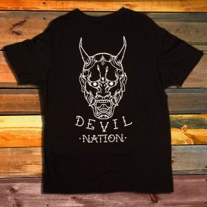 Тениска Dishonored Devil Nation Black гръб