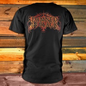 Тениска Immortal Damned In Black гръб
