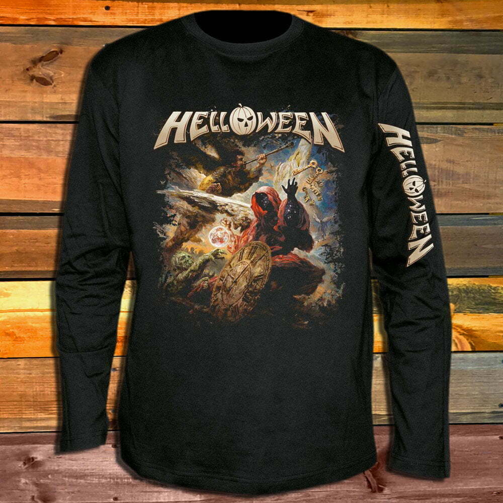Тениска с дълъг ръкав Helloween Cover