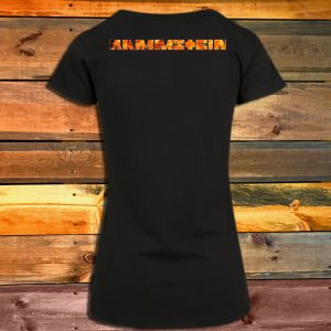 Дамска Тениска Rammstein Lava Logo гръб
