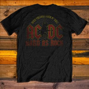 Тениска AC/DC Hard As A Rock F&B гръб