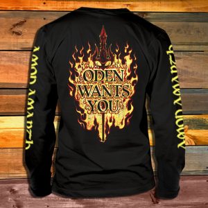 Тениска с дълъг ръкав Amon Amarth Oden Wants You гръб