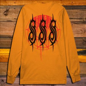 Тениска с дълъг ръкав Slipknot Winged Devil гръб