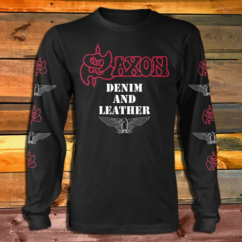 Тениска с дълъг ръкав Saxon Denim And Leather