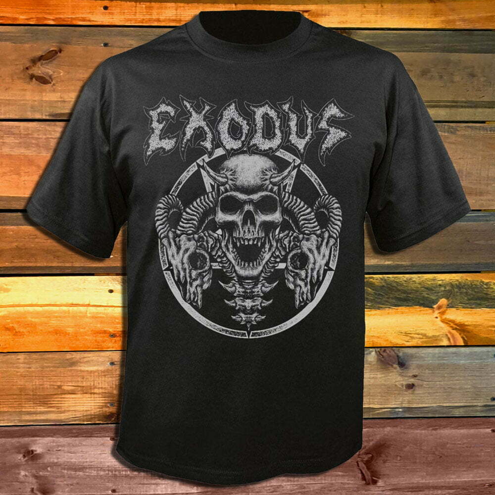 Тениска Exodus Horns Skull