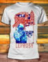 Тениска Death Leprosy - F&B White