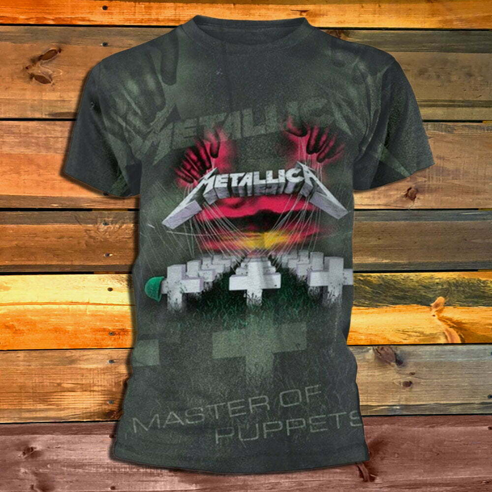 Тениска Metallica Master Of Puppets all over