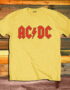 Детска Тениска AC/DC Logo yellow