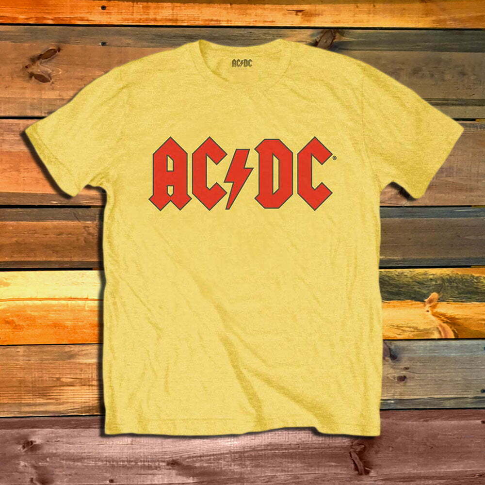 Детска Тениска AC/DC Logo yellow