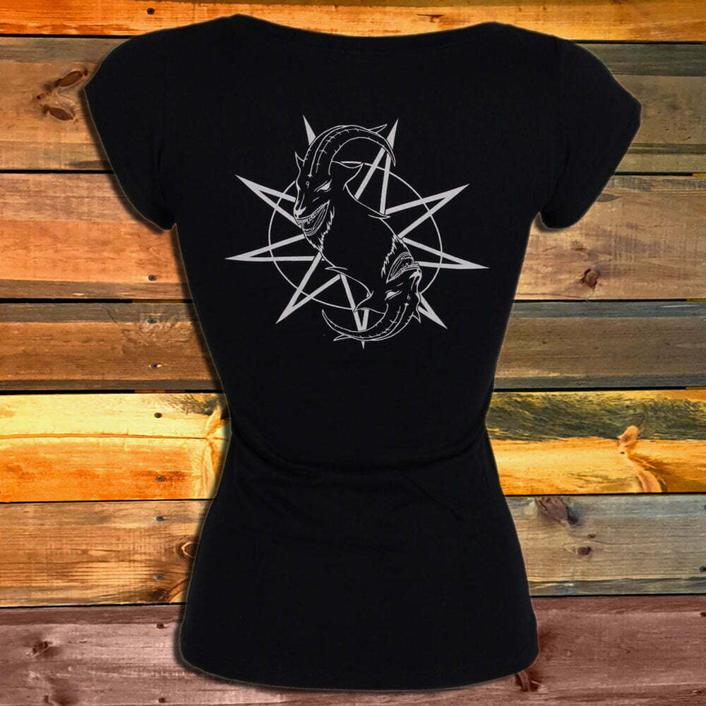 Дамска Тениска Slipknot Goat Star Logo гръб