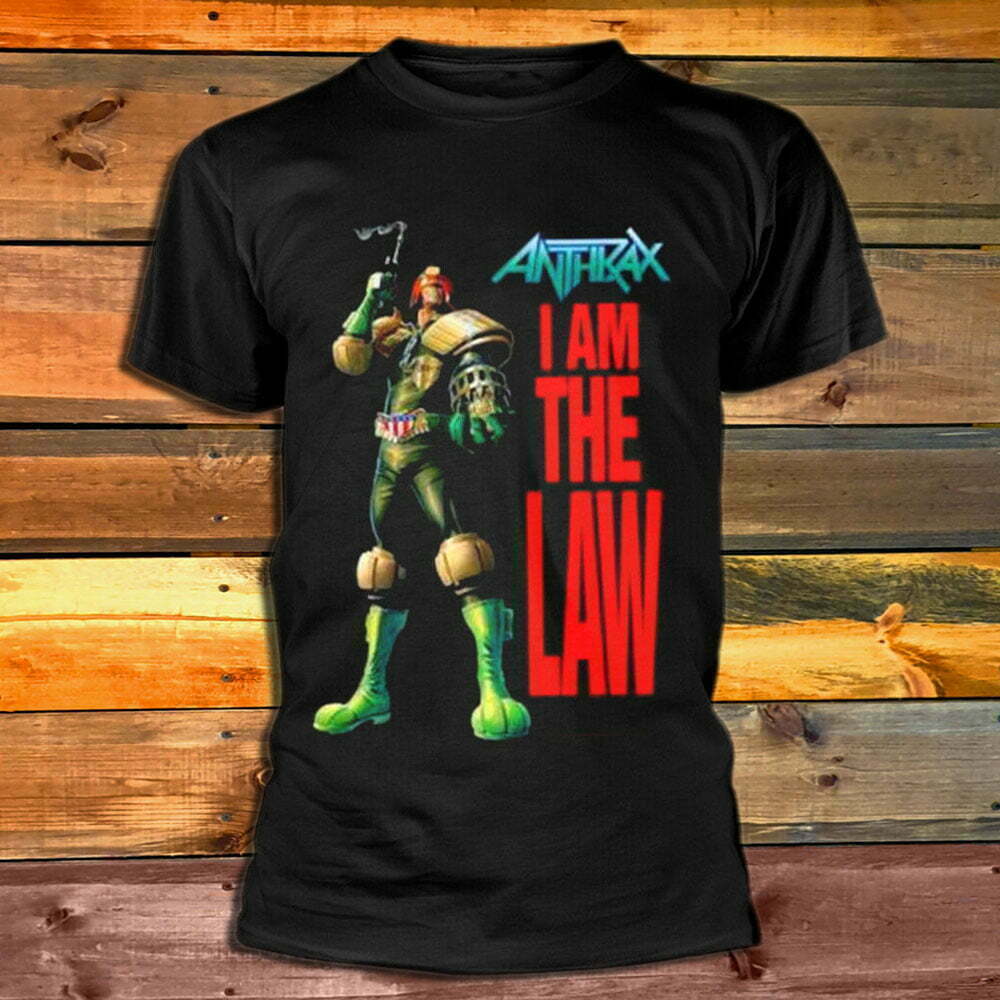 Тениска Anthrax I Am The Law
