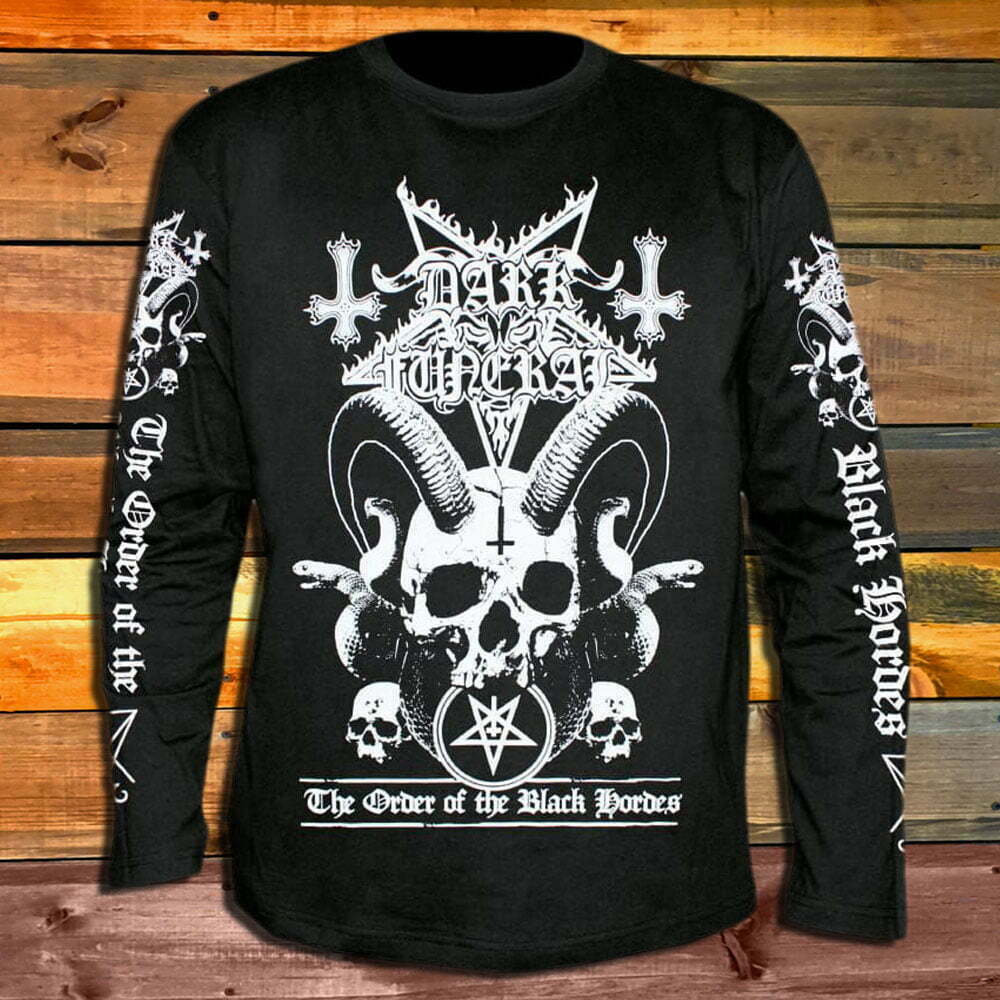 Тениска с дълъг ръкав Dark Funeral Order Of The Black Hordes
