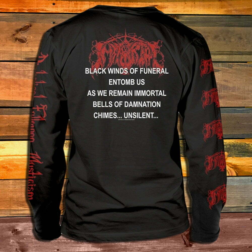 Тениска с дълъг ръкав Immortal Diabolical Fullmoon Mysticism гръб