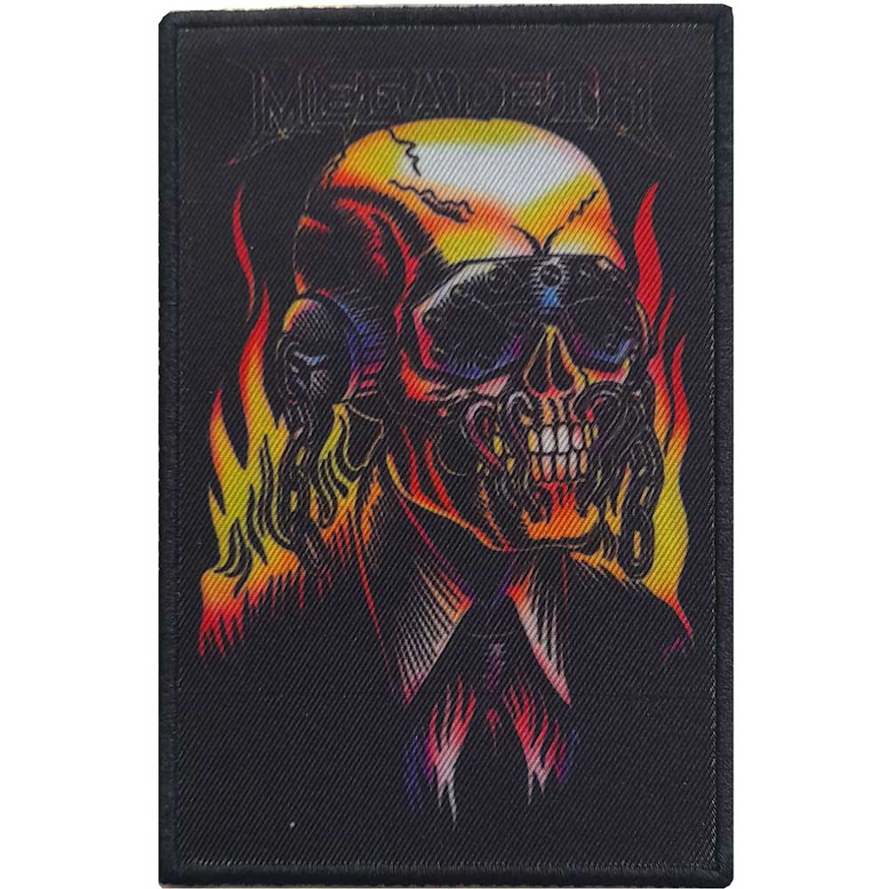 Нашивка Megadeth Flaming Vic