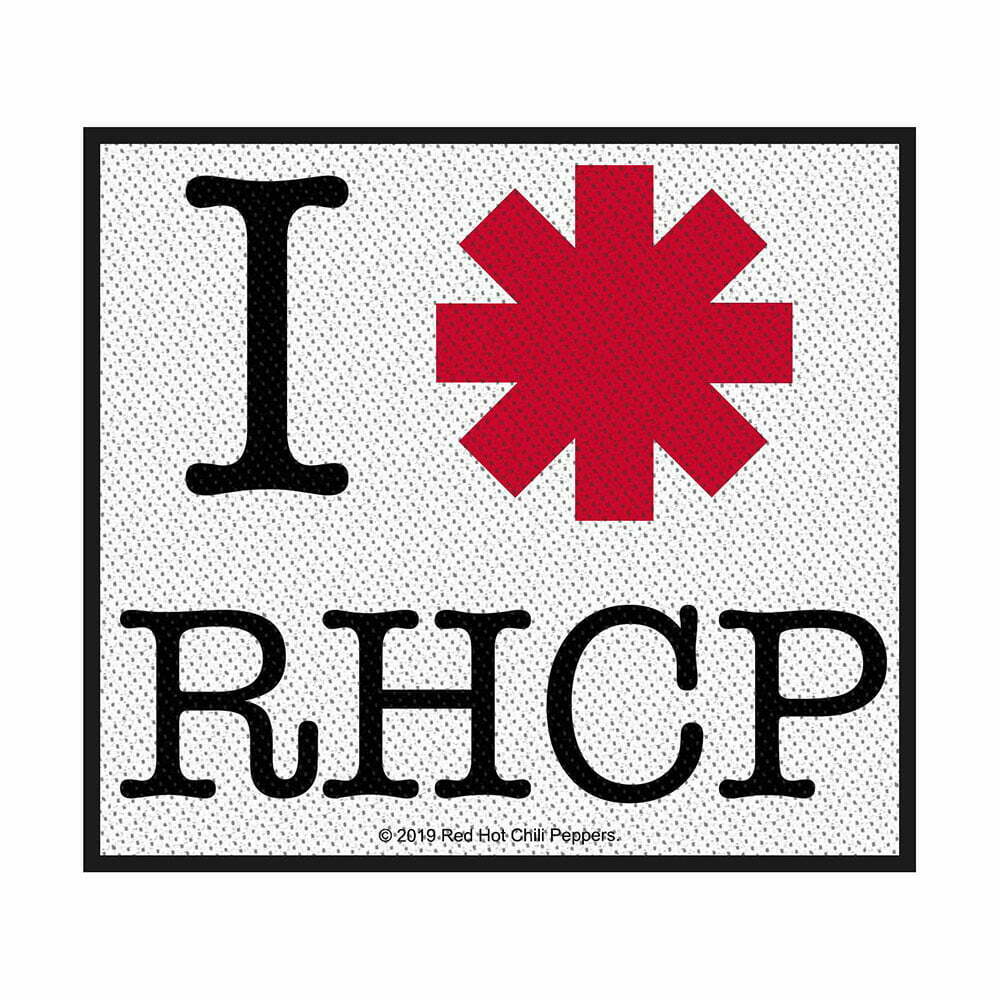 Нашивка Red Hot Chili Peppers I Love RHCP