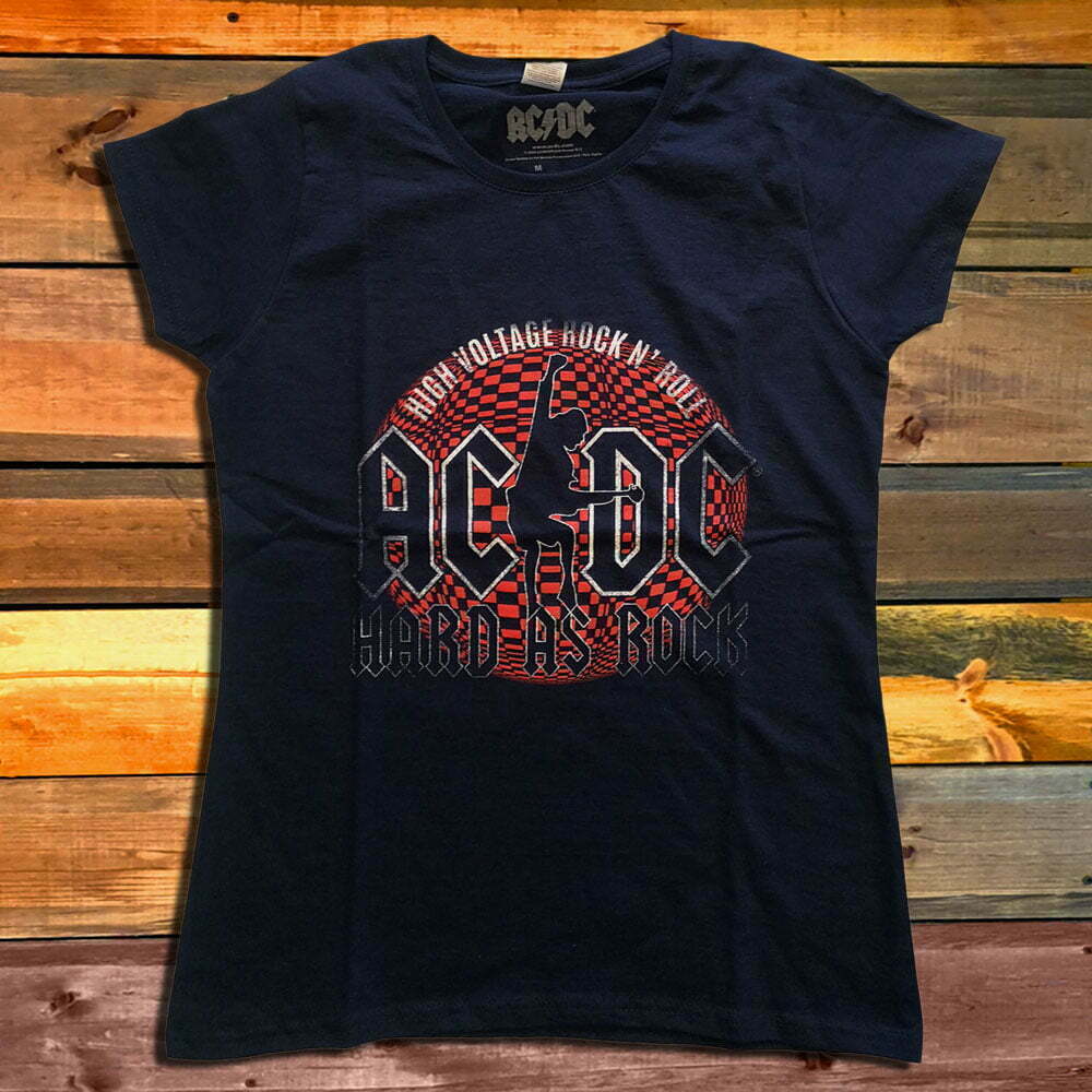 Дамска Тениска AC/DC Hard As A Rock