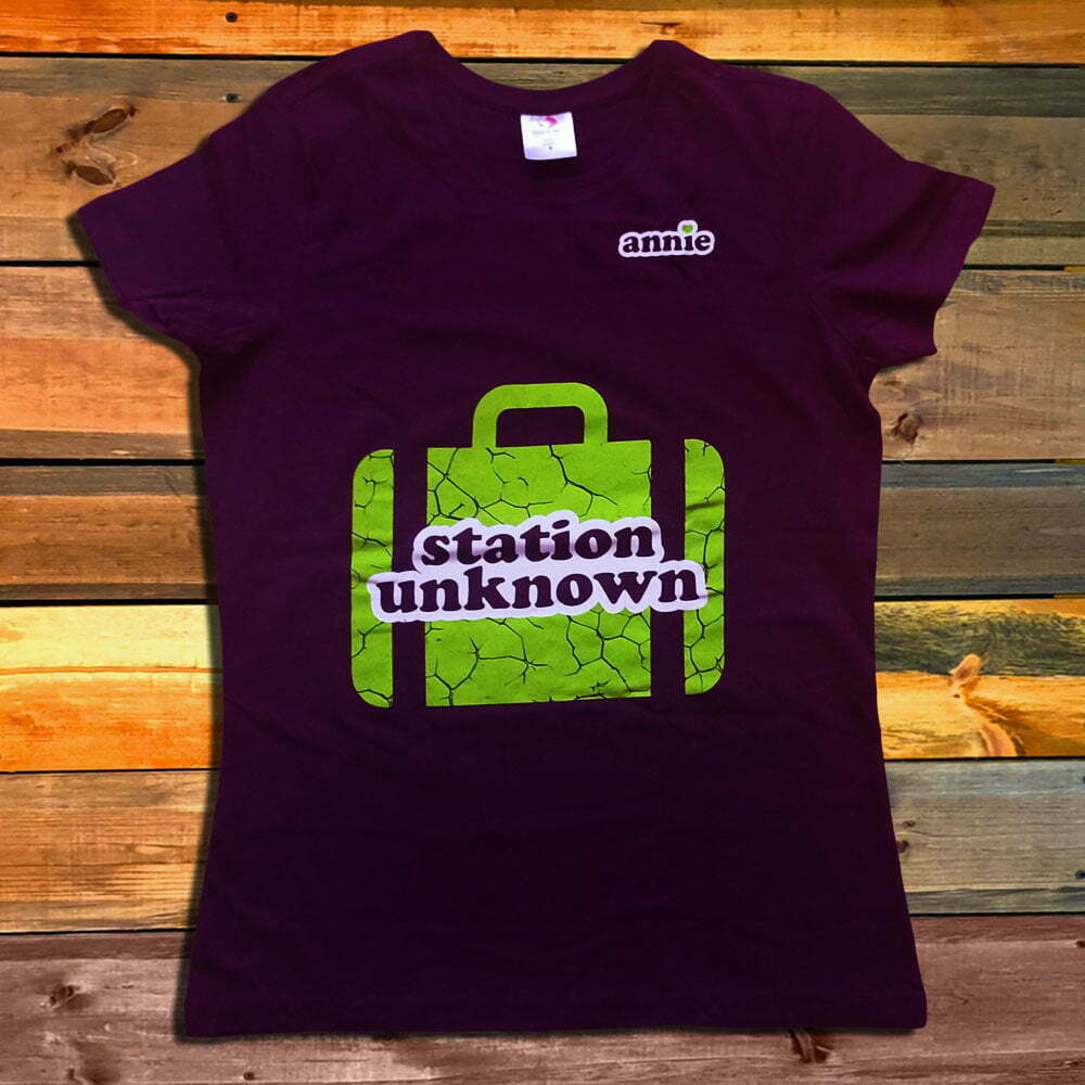 Тениска Annie V Station Unknown purple