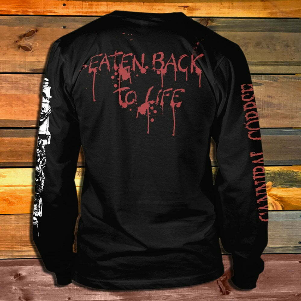 Тениска с дълъг ръкав Cannibal Corpse Eaten Back To Life гръб