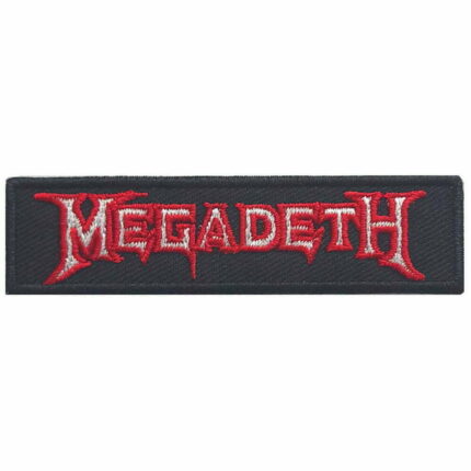 Нашивка Megadeth Logo Red Outline