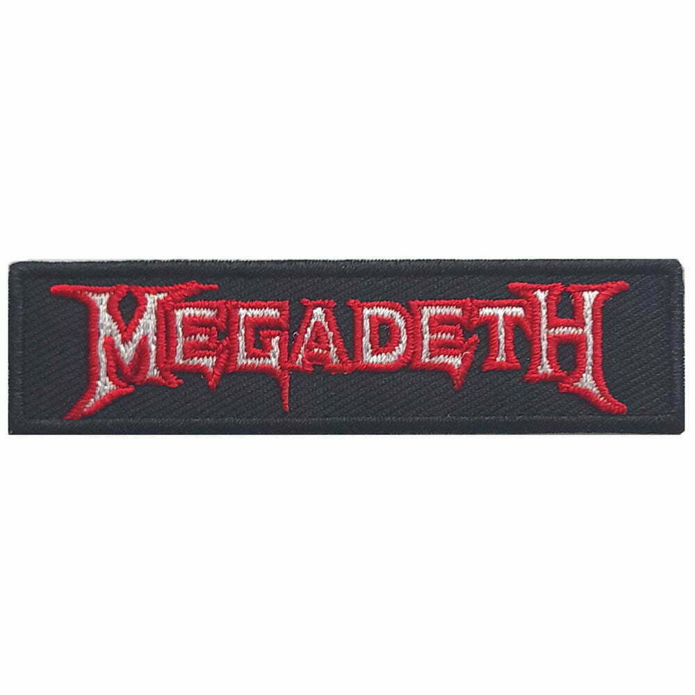 Нашивка Megadeth Logo Red Outline