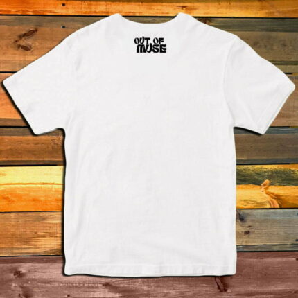 Тениска Out Of Muse Logo white гръб
