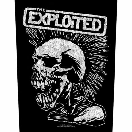 Гръб The Exploited Vintage Skull