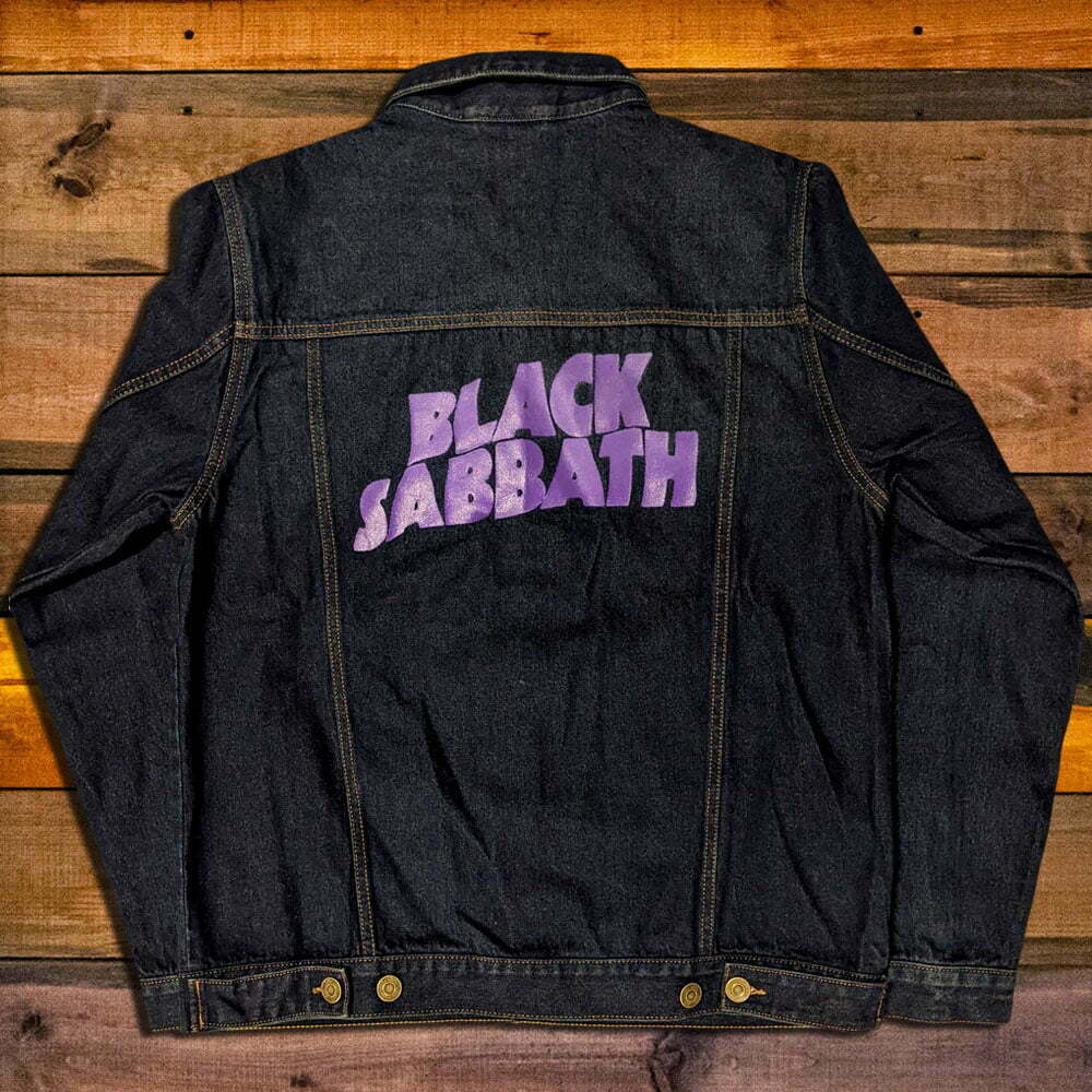 Дънково Яке Black Sabbath - Wavy Logo гръб