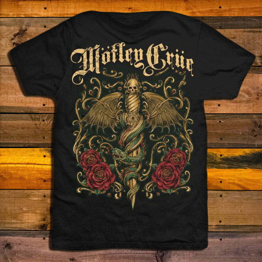 Тениска Motley Crue Dagger