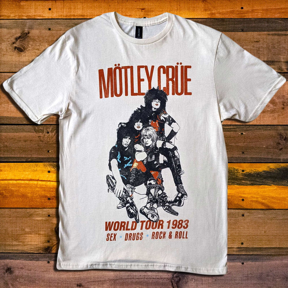 Тениска Motley Crue World Tour 1983