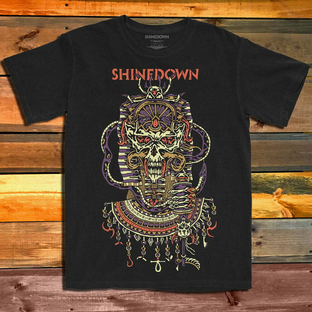 Тениска Shinedown Planet Zero Skull