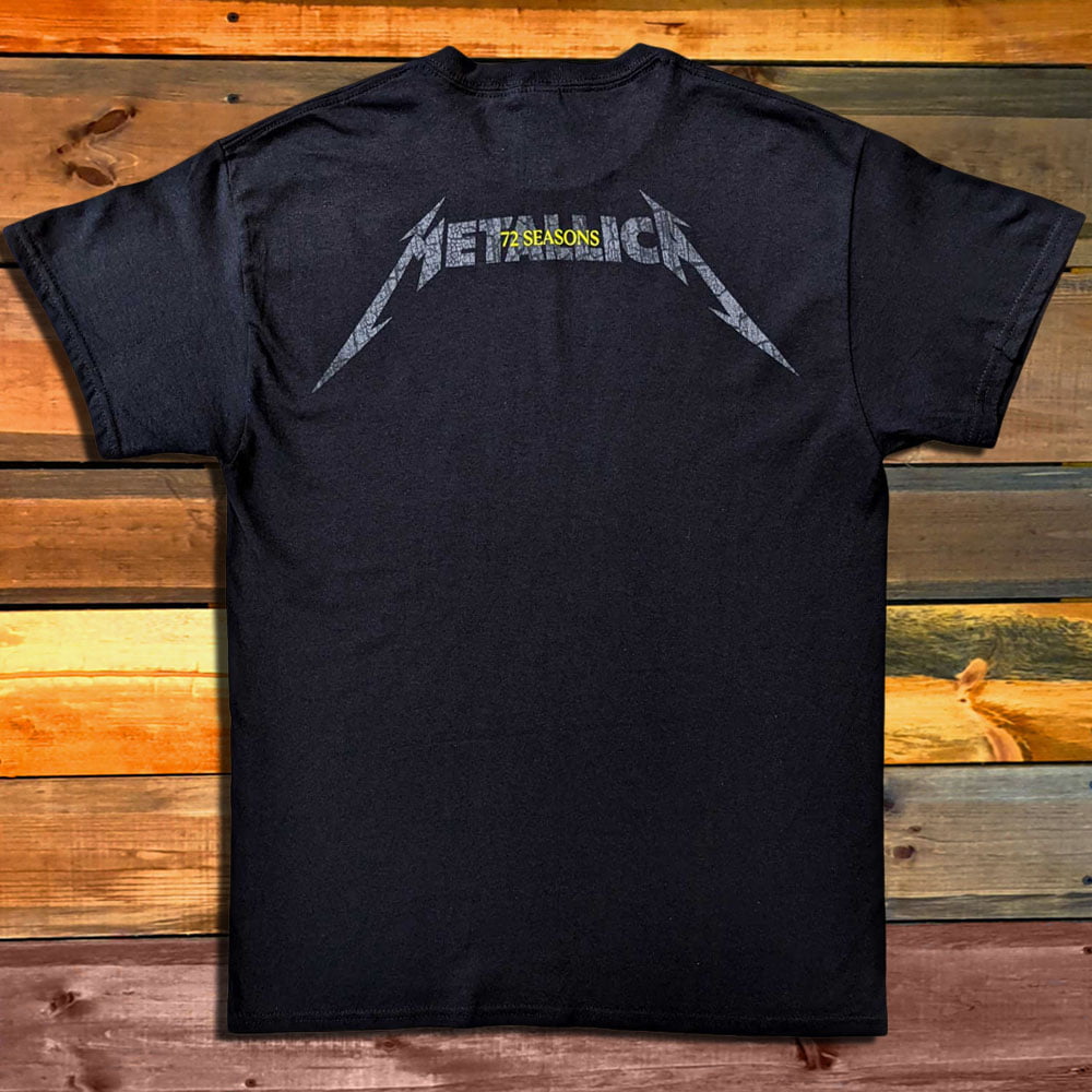 Тениска Metallica 72 Seasons Black Logo гръб