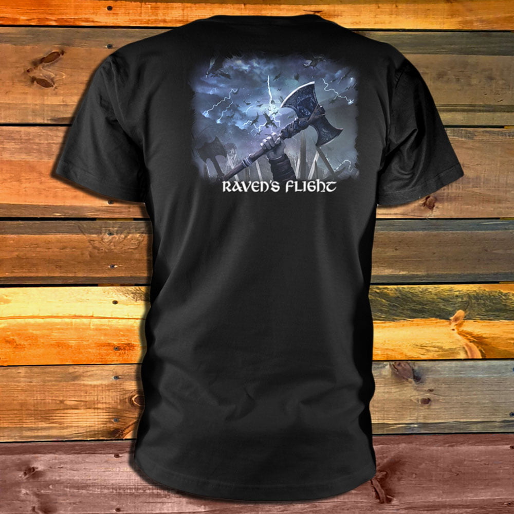 Тениска Amon Amarth Raven's Flight гръб