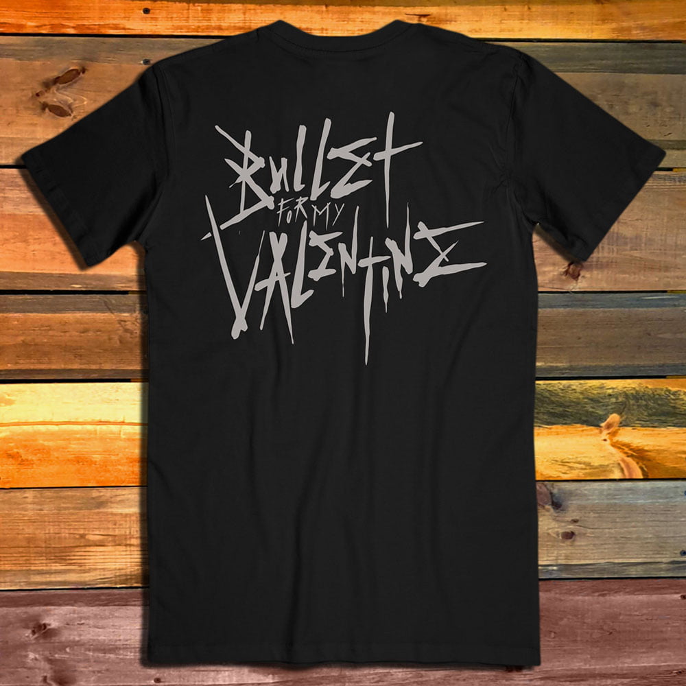 Тениска Bullet For My Valentine BFMV Cover & Logo гръб