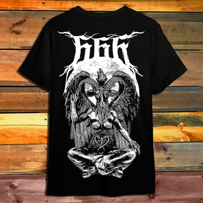 Тениска Goat Pentagram 666 гръб
